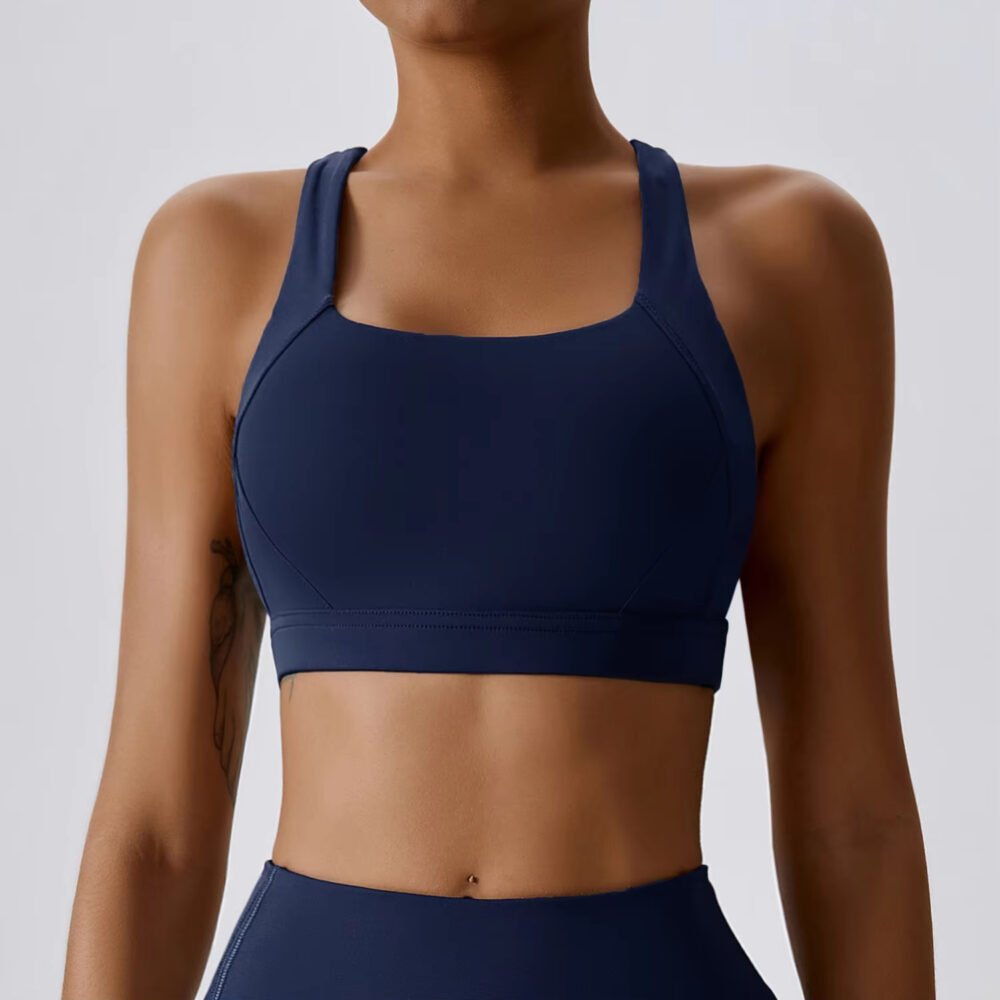 Huq Bro Women’s Fitness Sports Bra – High Support & Comfort